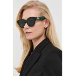 Dámske Designer Slnečné okuliare Gucci zelenej farby z plastu 