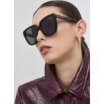 Slnečné okuliare Gucci GG1169S dámske, hnedá farba