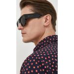 Pánske Designer Slnečné okuliare Gucci čiernej farby z plastu vo veľkosti XL 