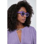 Dámske Slnečné okuliare Guess fialovej farby z plastu vo veľkosti 5 XL 