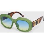Pánske Slnečné okuliare Jeepers Peepers zelenej farby z plastu Onesize v zľave 