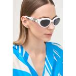 Dámske Designer Slnečné okuliare Michael Kors bielej farby z acetátu 