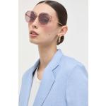 Dámske Designer Slnečné okuliare Michael Kors ružovej farby z kovu 