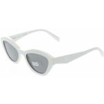 Designer Slnečné okuliare Prada bielej farby 