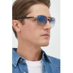 Pánske Slnečné okuliare Ray Ban modrej farby z plastu 