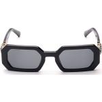 Dámske Designer Slnečné okuliare Swarovski čiernej farby z plastu Onesize 