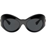 Dámske Designer Slnečné okuliare VERSACE čiernej farby z plastu 