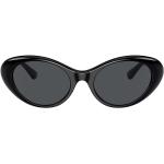 Dámske Designer Slnečné okuliare VERSACE čiernej farby z plastu 