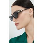 Dámske Designer Slnečné okuliare VERSACE čiernej farby z plastu vo veľkosti 4 XL 