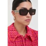 Dámske Designer Slnečné okuliare VERSACE hnedej farby z plastu vo veľkosti 4 XL 