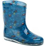 Chlapčenské Členkové čižmy modrej farby so zábavným motívom vo veľkosti 29 na štandardné nohy na zimu 