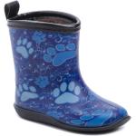 Chlapčenské Členkové čižmy modrej farby so zábavným motívom vo veľkosti 21 na štandardné nohy na zimu 
