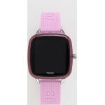 Dámske Inteligentné hodinky Tous ružovej farby z plastu s oceľ remienkom  materiál púzdra Oceľ 