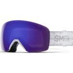 Lyžiarske okuliare Smith bielej farby v športovom štýle Onesize 
