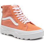 Dámska Skate obuv Vans oranžovej farby v športovom štýle Zľava 