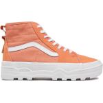 Dámska Skate obuv Vans oranžovej farby v športovom štýle vo veľkosti 41 Zľava 