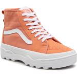Dámska Skate obuv Vans oranžovej farby v športovom štýle vo veľkosti 39 Zľava 