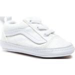 Dámska Skate obuv Vans bielej farby v trblietavom štýle bez zapínania s glitrami Zľava 