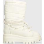 Snehule Calvin Klein Jeans Flatform Snow Boot Nylon Wn Béžová Farba, Yw0yw01146