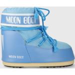 Dámske Kožené čižmy Moonboot Icon modrej farby z polyuretánu vo veľkosti 41 Vegan na zimu 