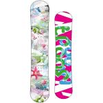 Dievčenské Snowboardy Trans hnedej farby zo skla 141 cm 