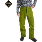 Pánske Snowboardové nohavice Burton nepremokavé zelenej farby technológia Gore tex v zľave 