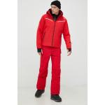 Pánske Snowboardové nohavice Columbia červenej farby z nylonu udržateľná móda 
