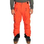 Pánske Snowboardové nohavice Quiksilver oranžovej farby v zľave 
