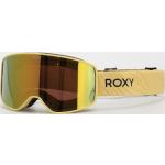 Dámske Lyžiarske okuliare Roxy Sunset žltej farby z polyuretánu technológia OTG metalické v zľave na zimu 