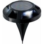 Solárne lampy GRUNDIG čiernej farby z plastu okrúhle 