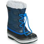 Detské Snehule Sorel modrej farby vo veľkosti 31 na zimu 