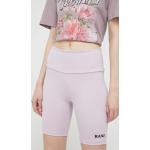 Dámske Šortky Karl Kani ružovej farby z polyesteru vo veľkosti XS vysoký pás udržateľná móda 