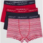 Chlapčenské Chlapčenské boxerky Gant červenej farby s pruhovaným vzorom z bavlny do 8 rokov 