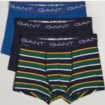 Chlapčenské Chlapčenské boxerky Gant modrej farby s pruhovaným vzorom z bavlny do 10 rokov 