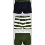 Boxerky Gant zelenej farby s pruhovaným vzorom z tričkoviny vo veľkosti XXL 