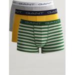 Boxerky Gant zelenej farby s pruhovaným vzorom z bavlny vo veľkosti XXL 