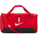 Športové batohy Nike Academy červenej farby z polyesteru na zips 