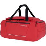 Športové tašky Travelite Basics červenej farby v modernom štýle na zips objem 51 l 
