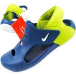 Detské Športové sandále Nike Sunray Protect modrej farby vo veľkosti 17 na leto 