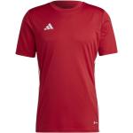 Pánske Futbalové dresy adidas červenej farby v športovom štýle s vyšívaným vzorom z polyesteru vo veľkosti XXXL s okrúhlym výstrihom udržateľná móda 