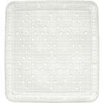 Kúpeľňové predložky Kela bielej farby z polyvinylchloridu vhodné do práčky s priemerom 55 cm 