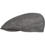 Čapice Flat Cap Stetson sivej farby z bavlnenej zmesi s veľkosťou 57 na leto 