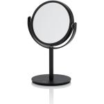 Okrúhle zrkadlá Kela čiernej farby s priemerom 15 cm 