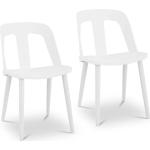 Kancelárske stoličky bielej farby 2 ks balenie v zľave 
