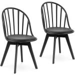 Kancelárske stoličky čiernej farby 2 ks balenie v zľave 