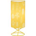 Stolové lampy Kondela žltej farby v modernom štýle v zľave kompatibilné s E14 
