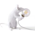 Stolové lampy bielej farby z plastu s motívom: Myš 