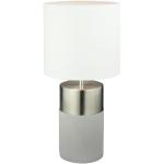 Stolové lampy Kondela bielej farby v modernom štýle z kovu v zľave kompatibilné s E14 