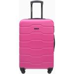 Stredné cestovné kufre ružovej farby objem 58 l 