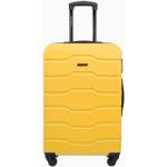 Stredné cestovné kufre žltej farby objem 58 l 